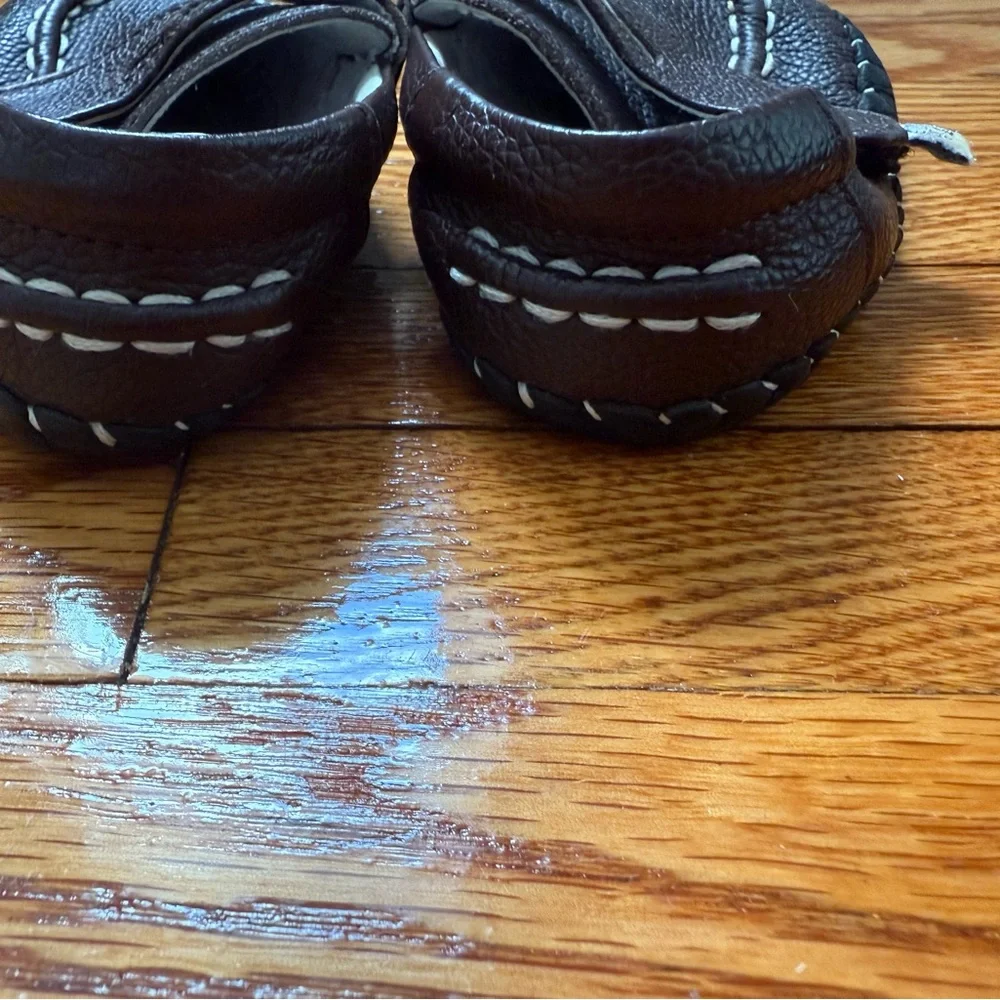 Pediped Dark Brown Kids Moccasins